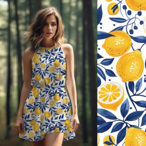 Vorbestellung - Bio-Viskosejersey - Mediterranean Zest